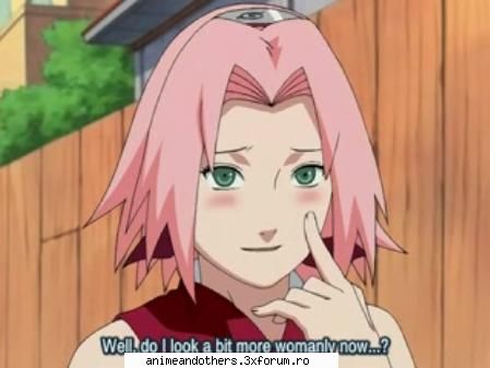 Poze din anime Naruto - sakura haruno asa ca este draguta aici - Galerie de imagini